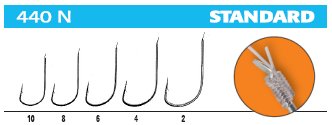 Gamakatsu Hi-Carbon LS-1010N / 440N n° 08 pz. 25